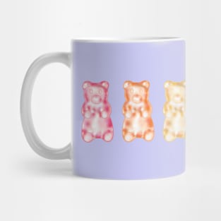 Gummy bears, rainbow spectrum, colorful candy bear Mug